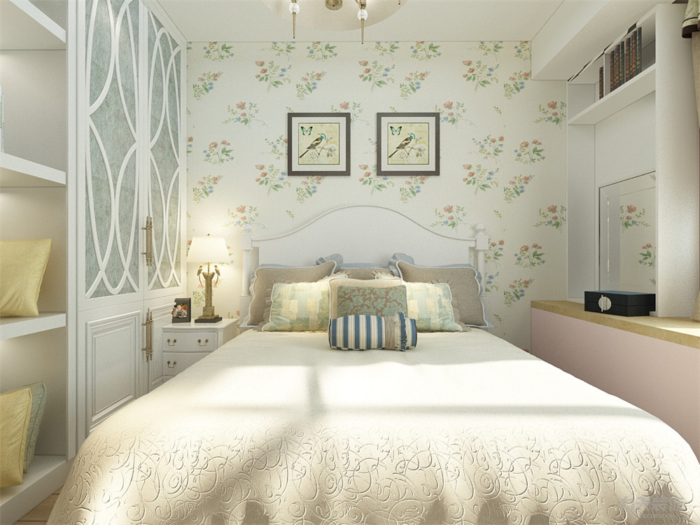 卧室图片来自阳光力天装饰在诺诚花园 田园风格 76㎡的分享