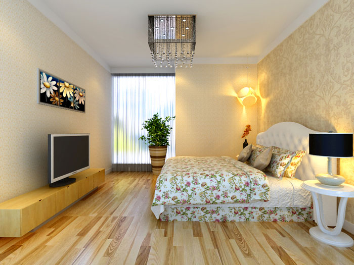 一居 韩式风格 卧室图片来自我爱我家装饰-郭15910402423在甜蜜温馨小居的分享