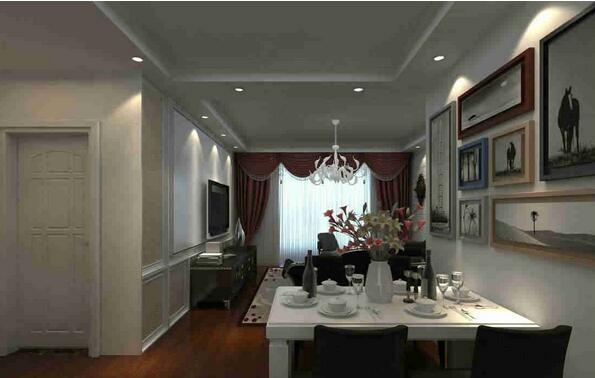 简约 三居 客厅图片来自上海潮心装潢设计有限公司在110平三室一厅客厅连餐厅的分享