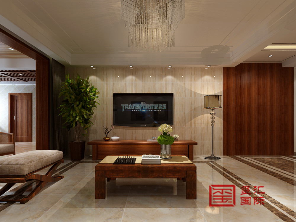 简约 玺汇国际 现代 三居 客厅图片来自河北玺汇国际装饰公司在国仕山188平现代风格的分享