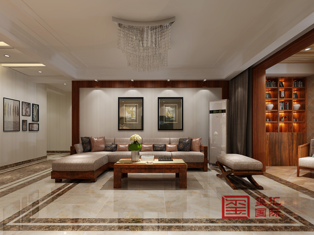 简约 玺汇国际 现代 三居 客厅图片来自河北玺汇国际装饰公司在国仕山188平现代风格的分享
