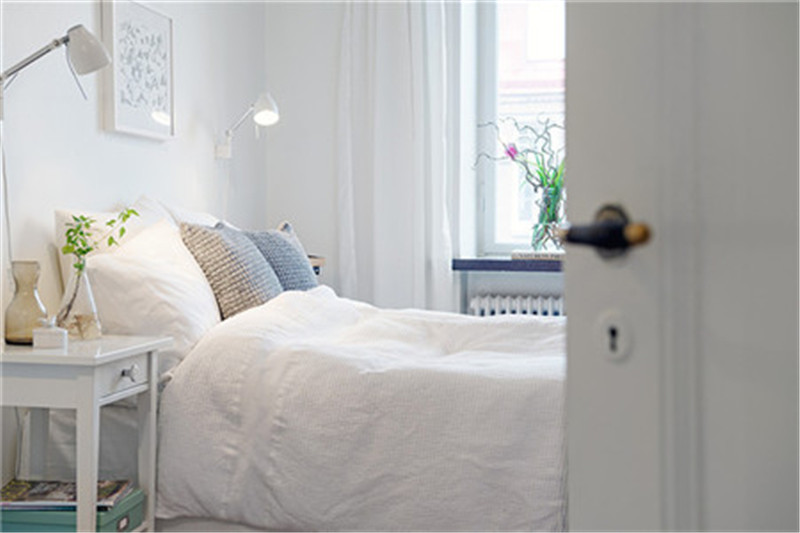 欧式 二居 旧房改造 卧室图片来自上海潮心装潢设计有限公司在60平迎接春色公寓 北欧花草两居的分享