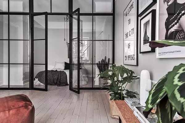 白领 小资 卧室图片来自上海潮心装潢设计有限公司在55平米北欧风格一居室装修的分享