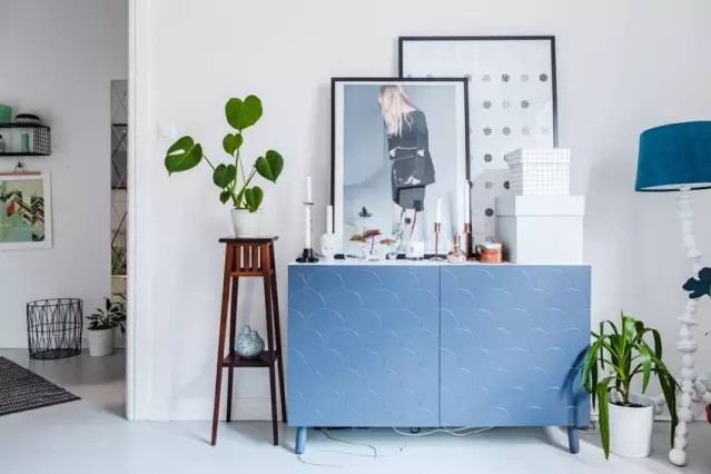 北欧风格 一居 客厅图片来自实创装饰上海公司在46㎡清新简约北欧风单身公寓的分享
