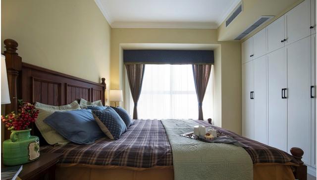 卧室图片来自美家堂装饰小刘在00平米三居室装修简约风温馨之家的分享