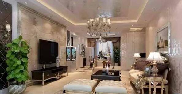 欧式 三居 客厅图片来自上海潮心装潢设计有限公司在城开珑庭122平米简欧风格装修的分享