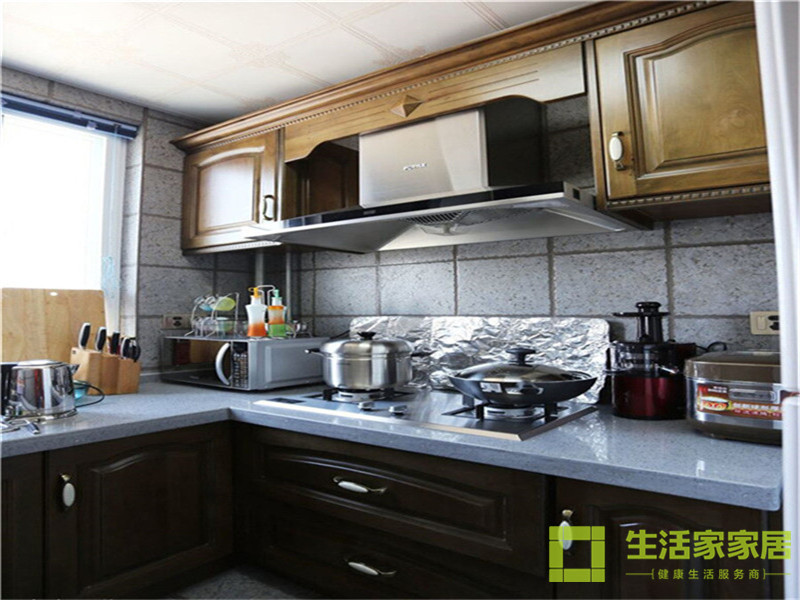 二居 80后 小资 混搭 美式乡村 高层 白领 生活家家居 厨房图片来自天津生活家健康整体家装在诺德中心122的分享