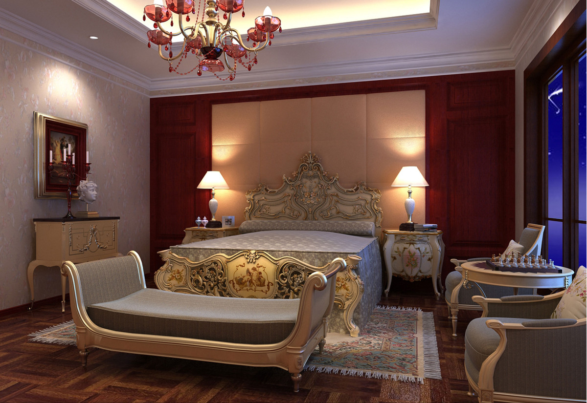 欧式 别墅 康城花园 装修设计 卧室图片来自北京居然元洲装饰小尼在康城花园 简欧风格别墅设计的分享