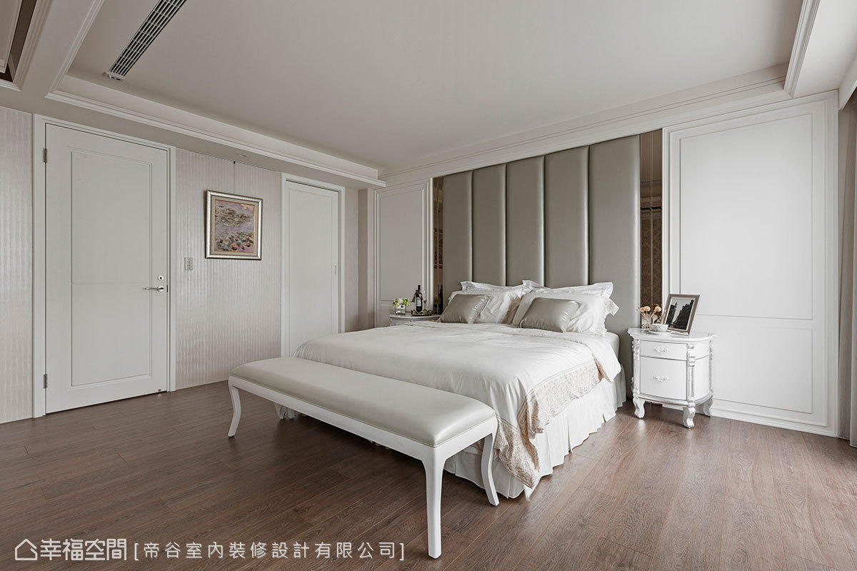 别墅 新古典 收纳 简约 卧室图片来自幸福空间在363平跨世代新古典家居的分享