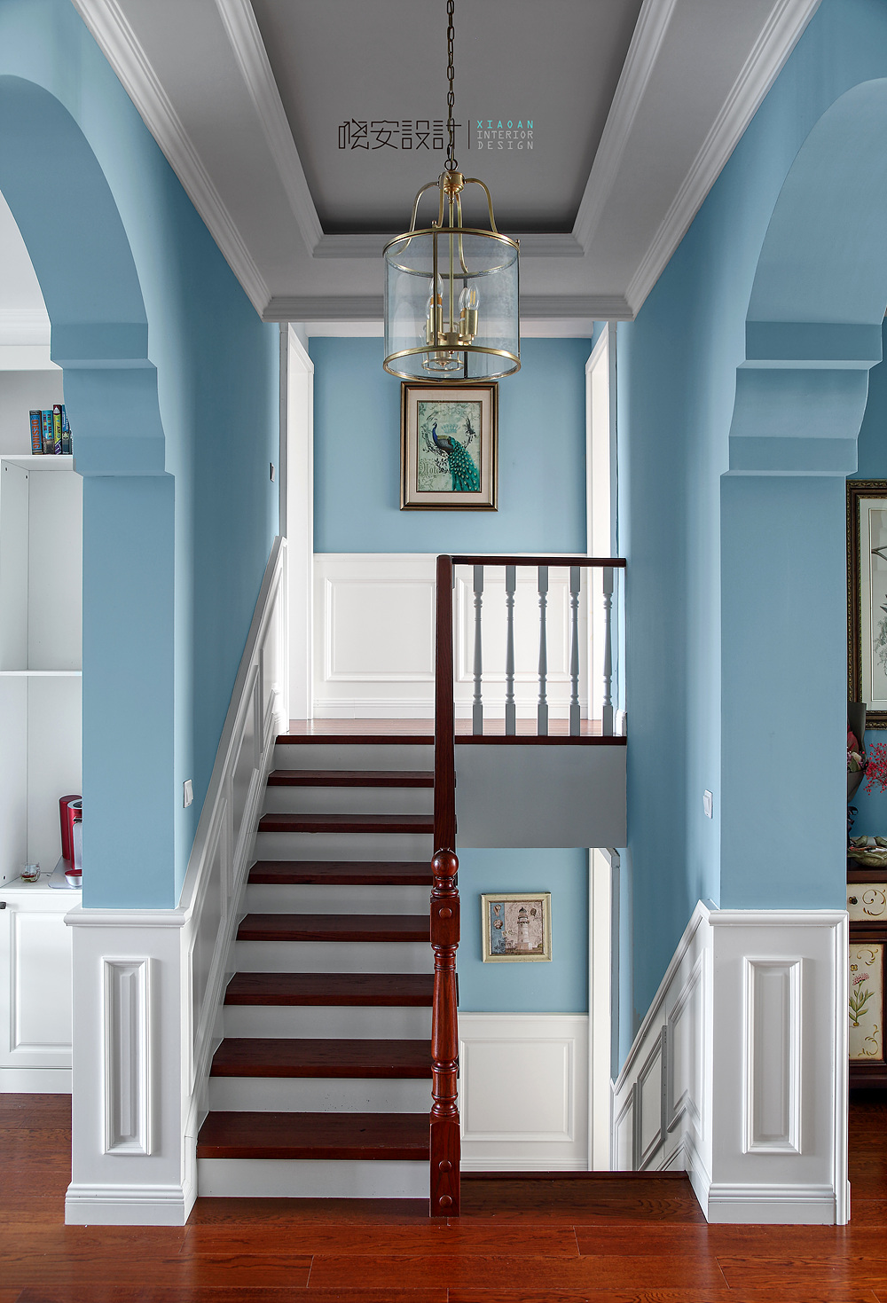 简约 收纳 80后 小资 白领 楼梯图片来自周晓安在晓安设计|蓝色多瑙河|美式的分享