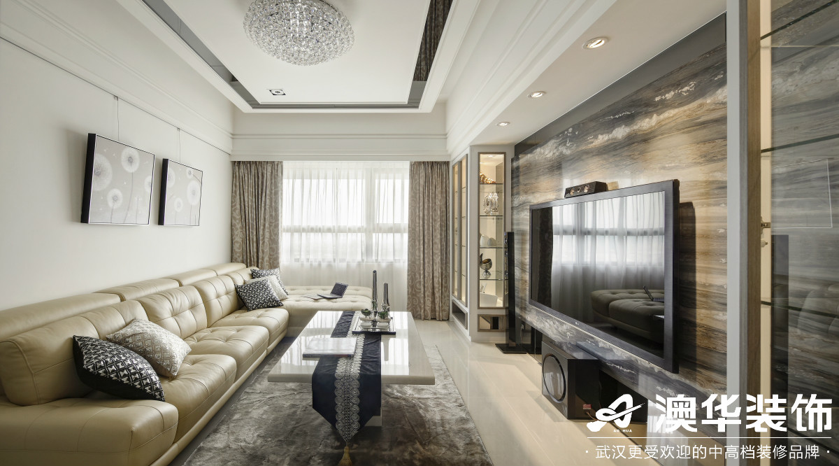 简约 客厅图片来自澳华装饰有限公司在福星惠誉东湖城新古典风格的分享