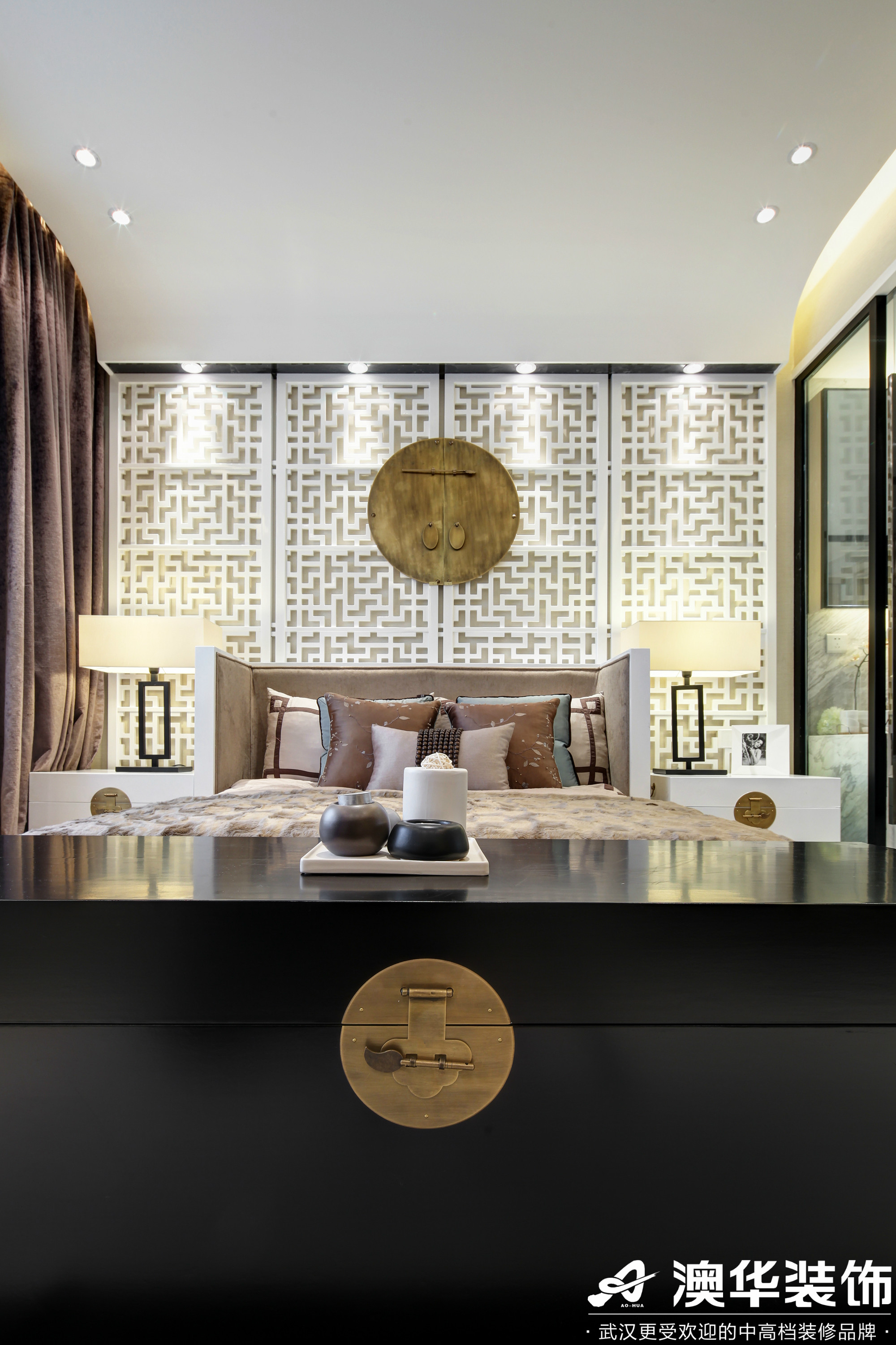 中式 客厅图片来自澳华装饰有限公司在清江山水-新中式风格的分享