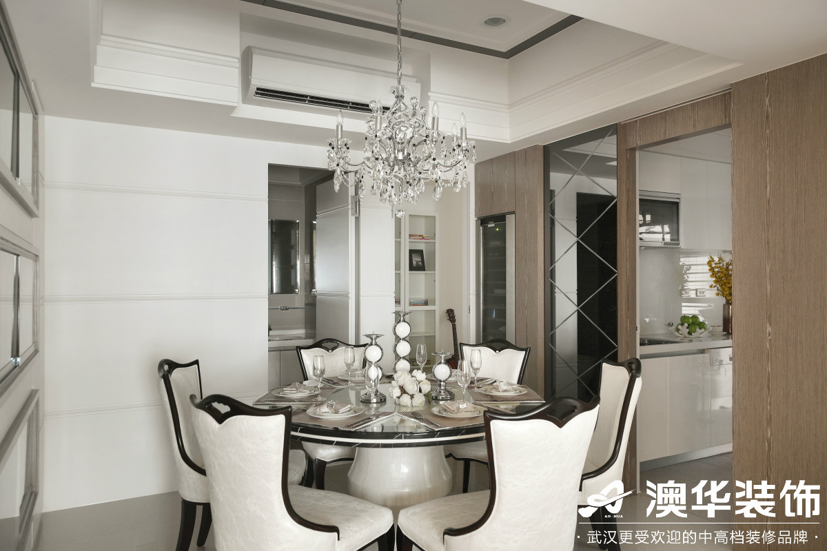 简约 餐厅图片来自澳华装饰有限公司在福星惠誉东湖城新古典风格的分享