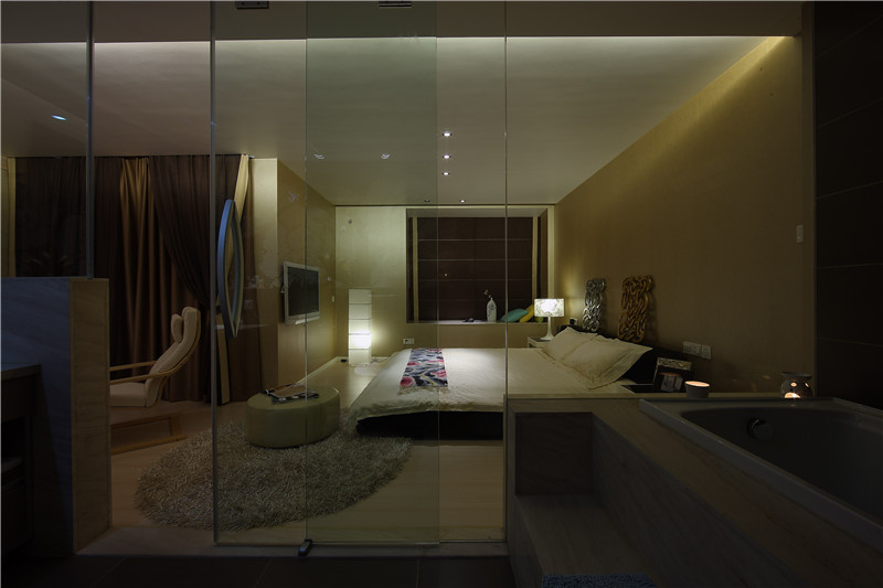 新现代 卧室图片来自四川幸福魔方装饰在正成东区1号-现代风格-四居室的分享