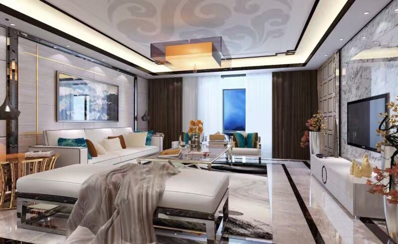 新中式 客厅图片来自阿布的小茅屋15034052435在为您打造新中式的家--220平米的分享