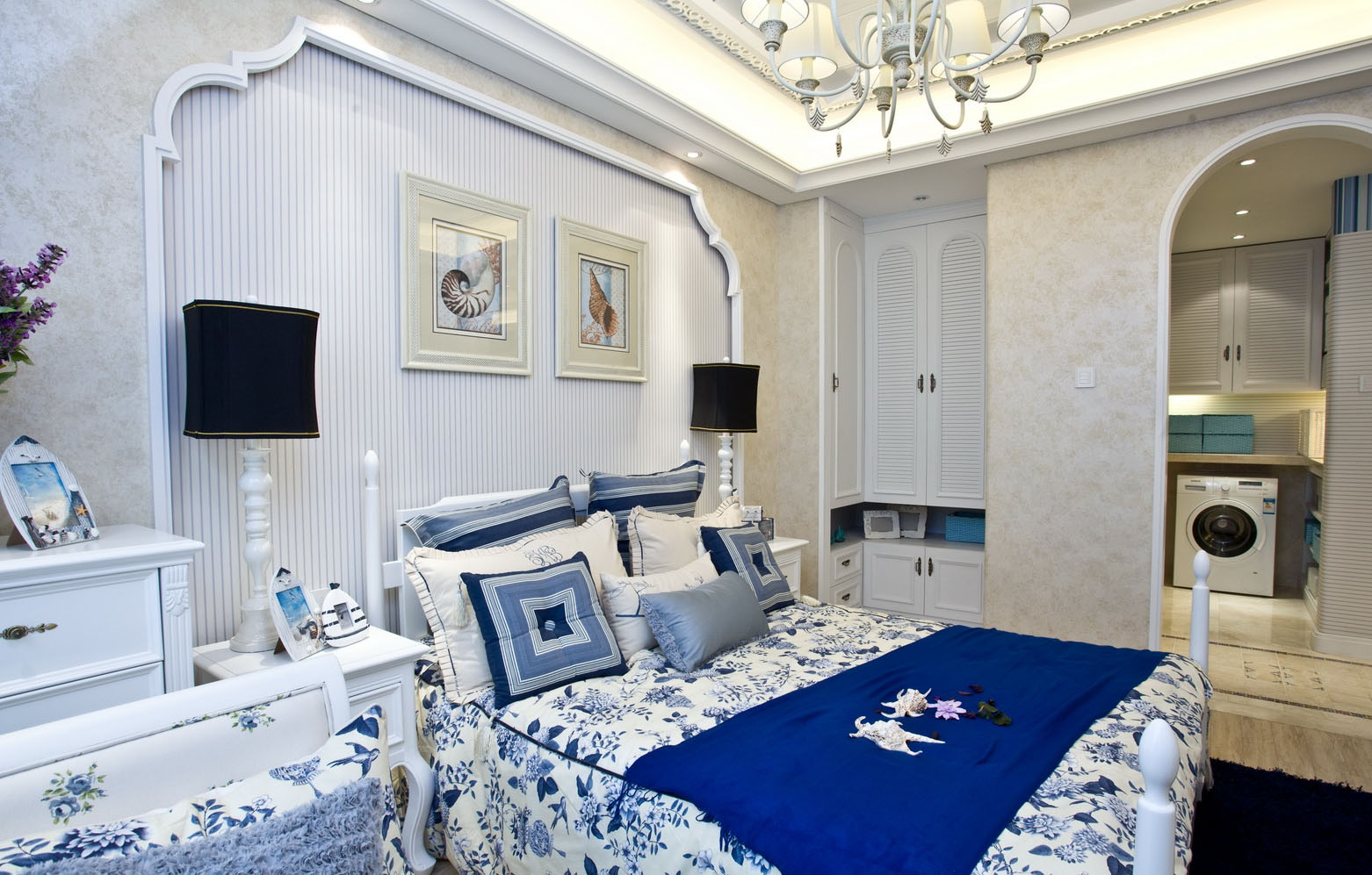 卧室图片来自今朝装饰张智慧在西三旗100平地中海风格的分享