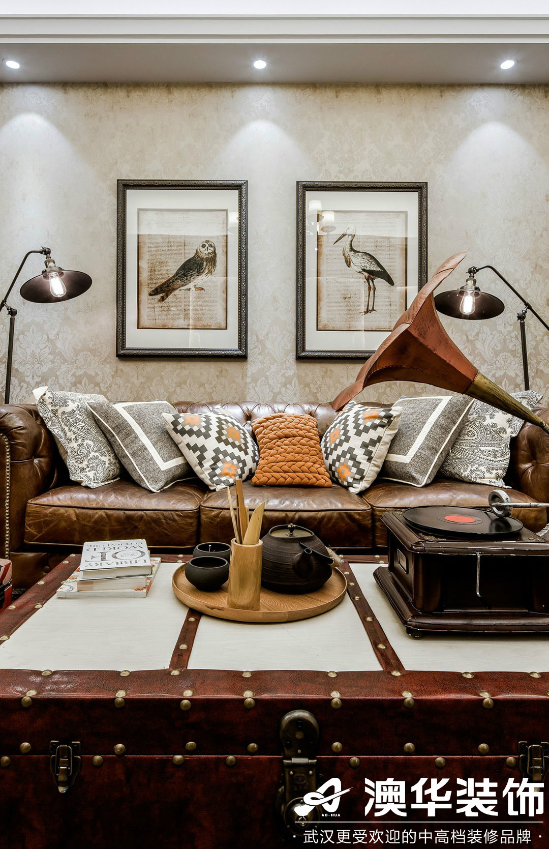 客厅图片来自澳华装饰有限公司在金地雄楚1号美式风格的分享
