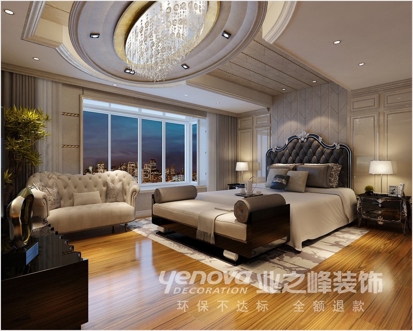 卧室图片来自业之峰太原分公司在光信国信现代设计风的分享
