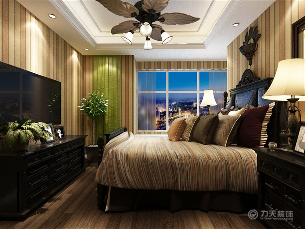 卧室图片来自阳光力天装饰在美式 天骥筑璟  121㎡的分享