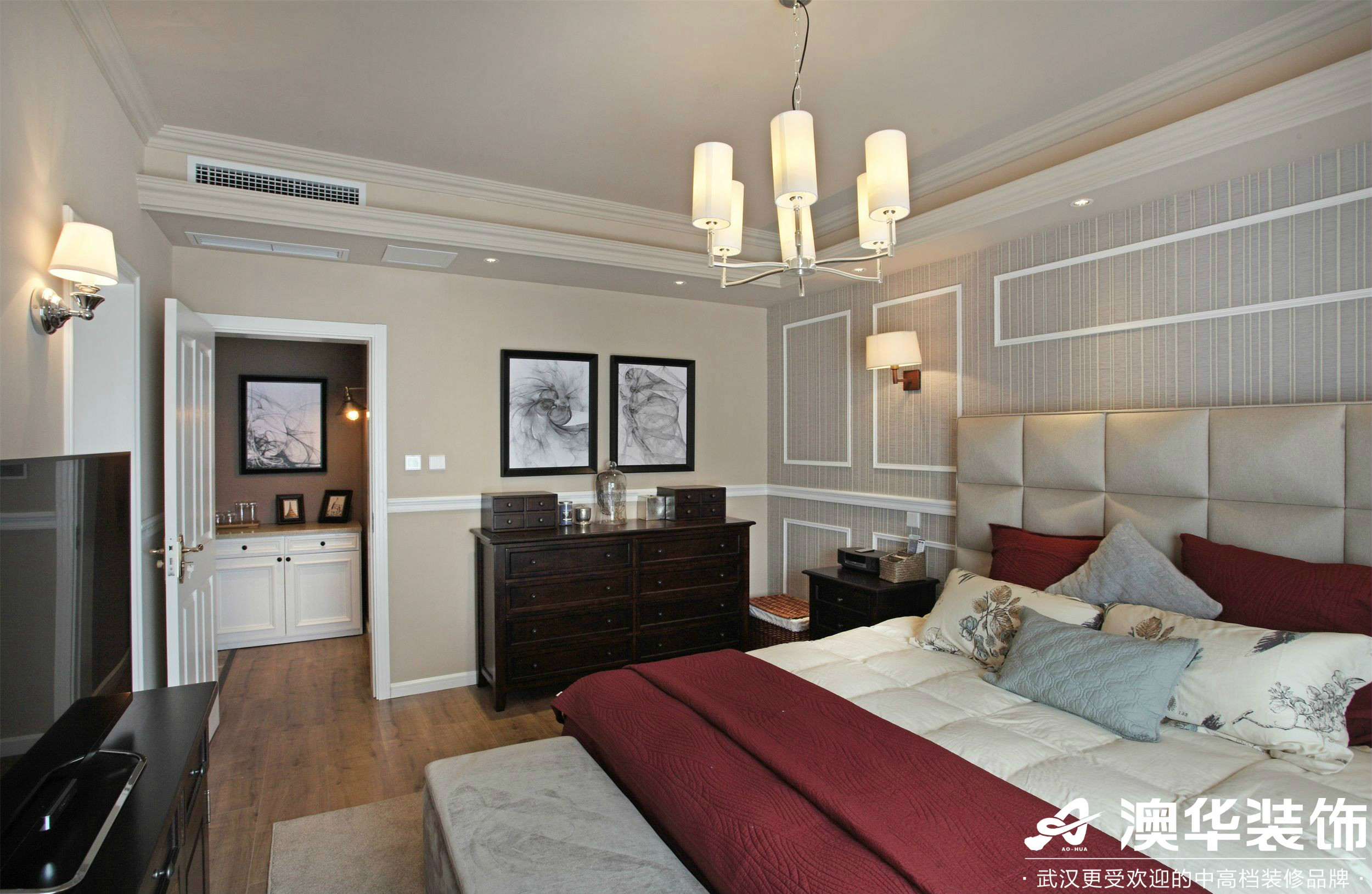 卧室图片来自澳华装饰有限公司在联投广场美式风格的分享