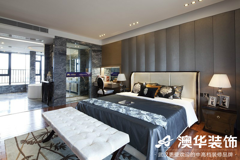 卧室图片来自澳华装饰有限公司在大华南湖公园世家·美式风格的分享
