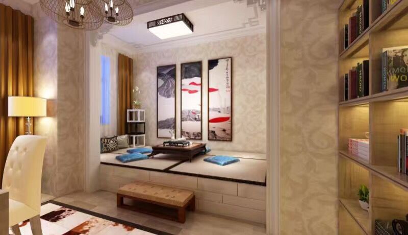 新中式 卧室图片来自阿布的小茅屋15034052435在为您打造新中式的家--220平米的分享