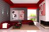 红白客厅装修搭配设计案例集锦