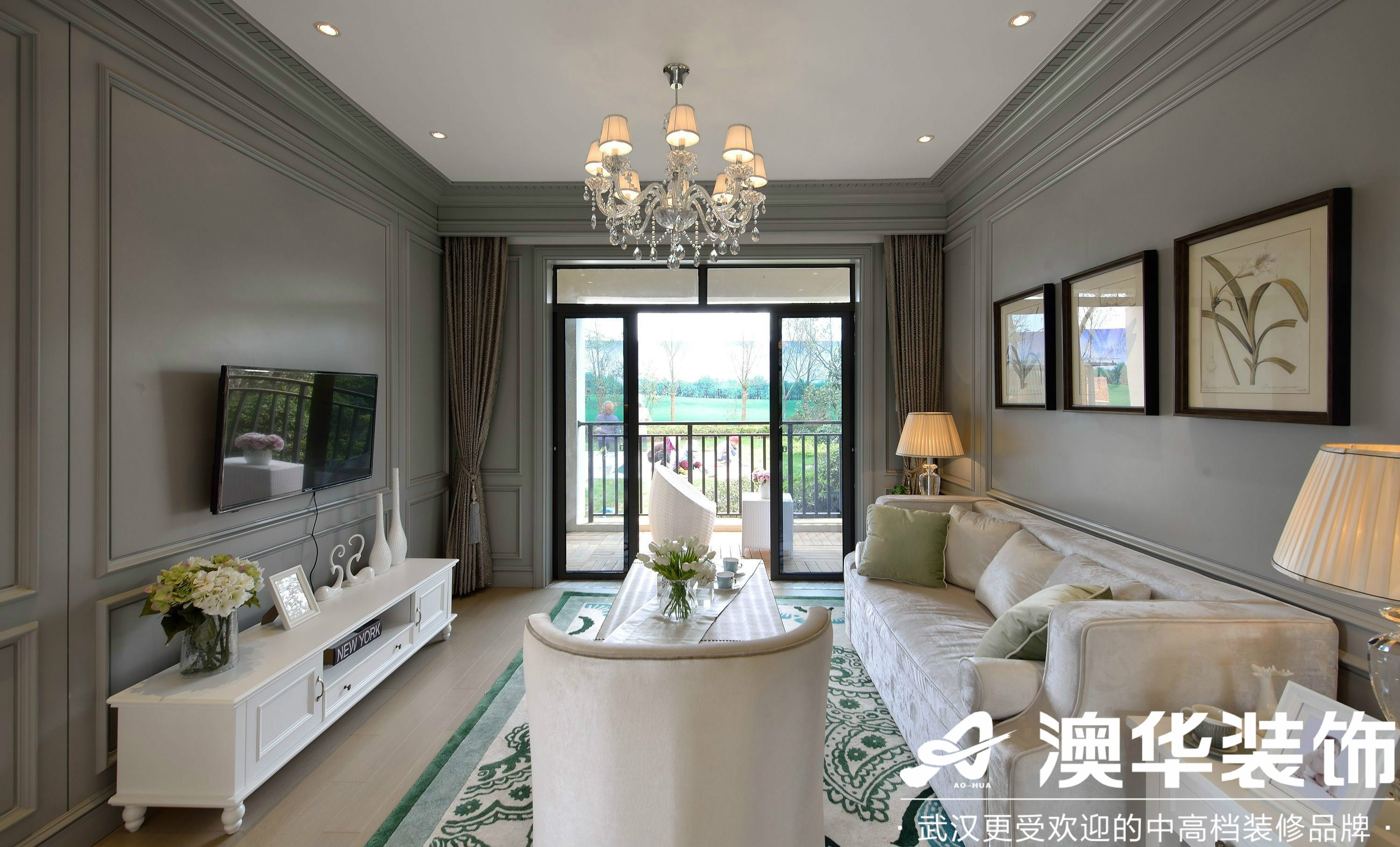 客厅图片来自澳华装饰有限公司在华侨城·美式风格的分享