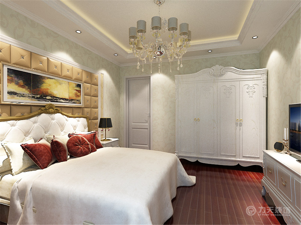 卧室图片来自阳光力天装饰在简欧主义 天方郦堂  95㎡的分享