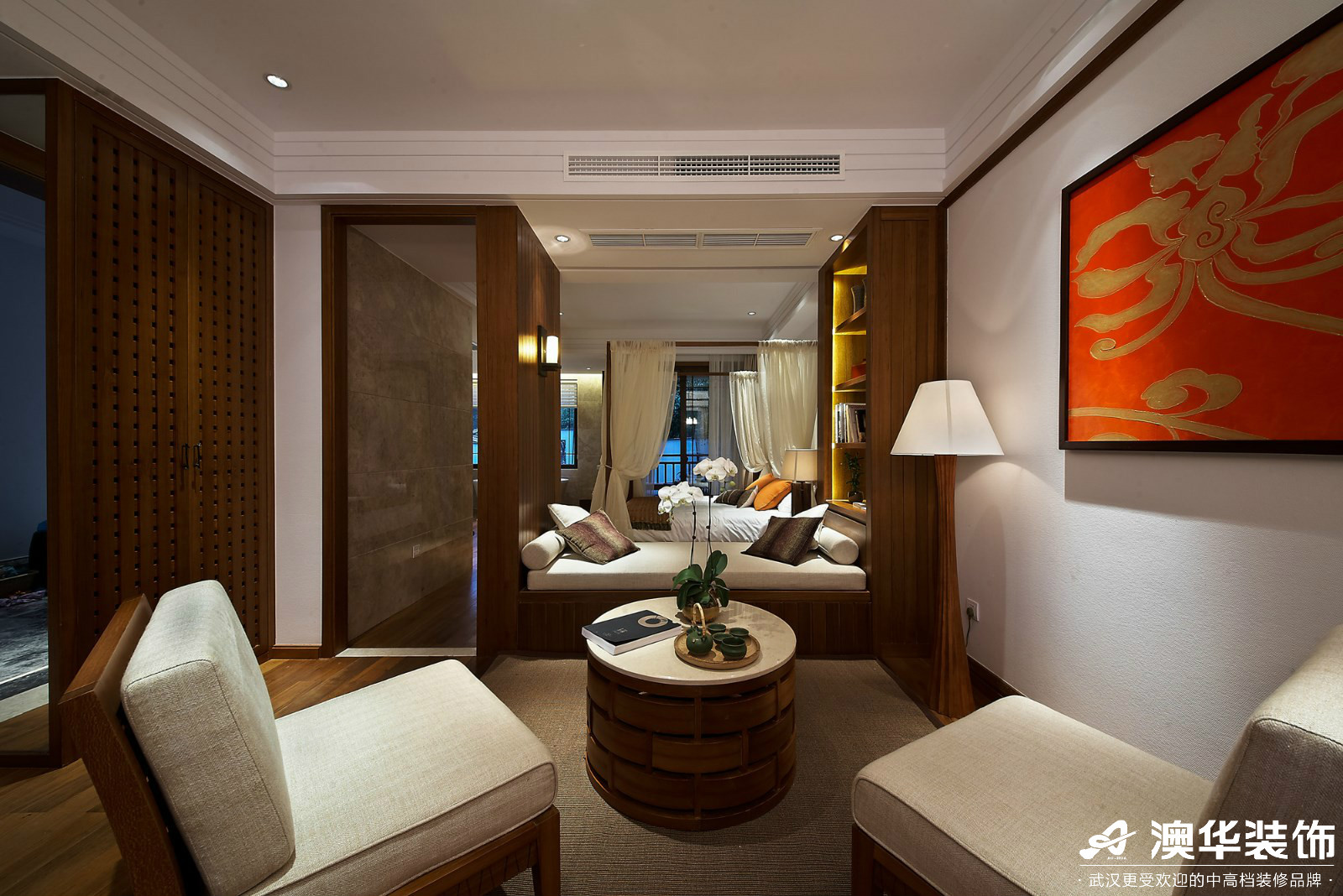 客厅图片来自澳华装饰有限公司在碧桂园凰城·东南亚风格的分享