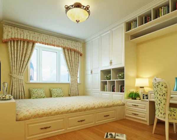 三居 小资 卧室图片来自上海潮心装潢设计有限公司在韩式田园三室装修回归自然生活的分享