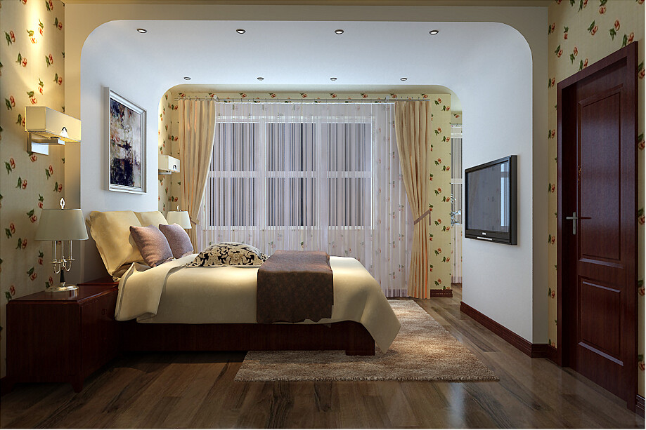 卧室图片来自北京居然元洲装饰小尼在180平米复式结构现代欧式风格的分享