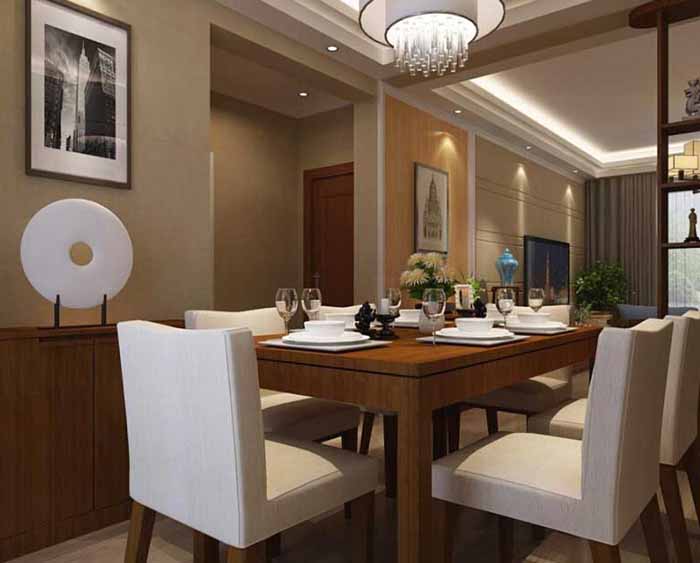 三居 小资 餐厅图片来自上海潮心装潢设计有限公司在协和万源城113平米三室两厅装修的分享