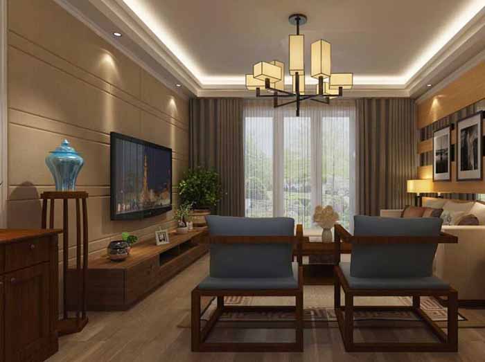 三居 小资 客厅图片来自上海潮心装潢设计有限公司在协和万源城113平米三室两厅装修的分享