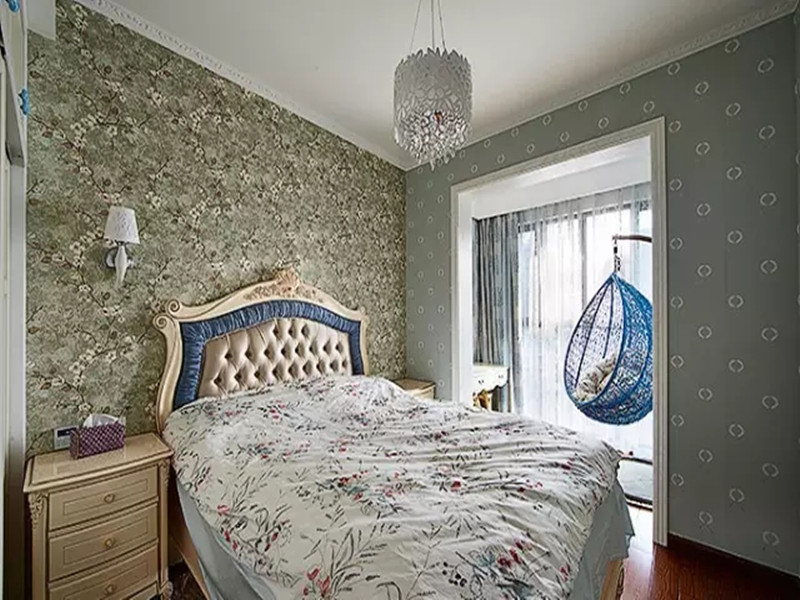欧式 地中海 混搭 三居 收纳 旧房改造 卧室图片来自沙漠雪雨在120平米欧式地中海混搭浪漫范儿的分享