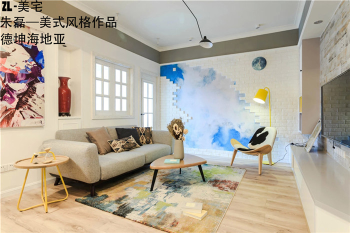 北美 色彩 美式 二居 客厅图片来自四川幸福魔方装饰在绚丽北美个性装修风格的分享
