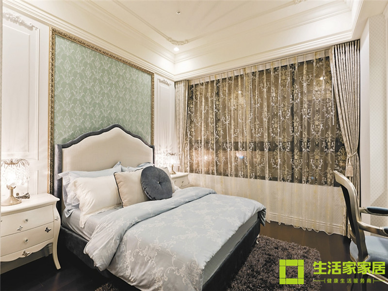 简约 欧式 三居 白领 80后 小资 生活家家居 欧式风格 卧室图片来自天津生活家健康整体家装在首创暖山141的分享