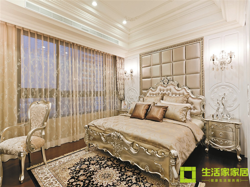 简约 欧式 三居 白领 80后 小资 生活家家居 欧式风格 卧室图片来自天津生活家健康整体家装在首创暖山141的分享