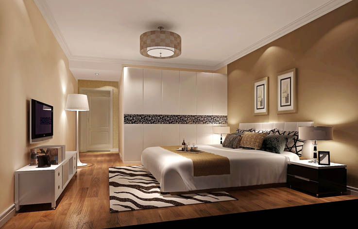 三居 小资 现代简约 装修 设计 卧室图片来自张邯在高度国际-世华泊郡的分享