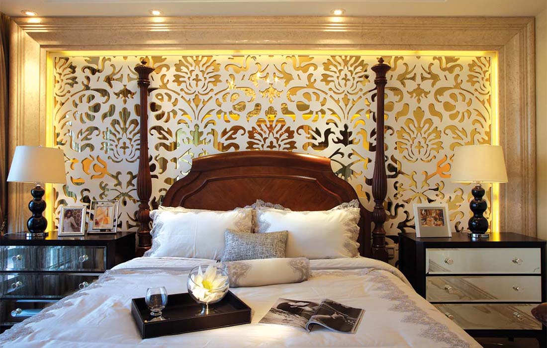 欧式 高贵 精美 卧室图片来自重庆天地和豪装工厂店在雍容华贵的欧式风格的分享