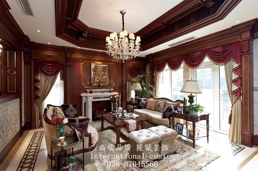 三居 美式 典雅 高贵 大气 装饰 客厅图片来自fy1831303388在彩叠园的分享