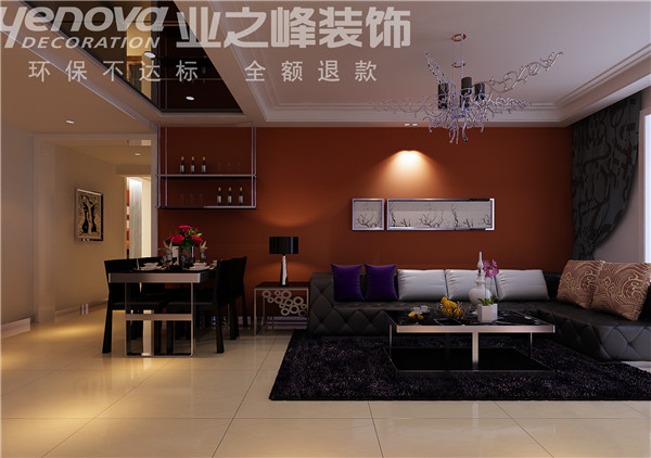 新中式 三居 业之峰 装饰 设计 客厅图片来自业之峰太原分公司在丽泽苑的分享