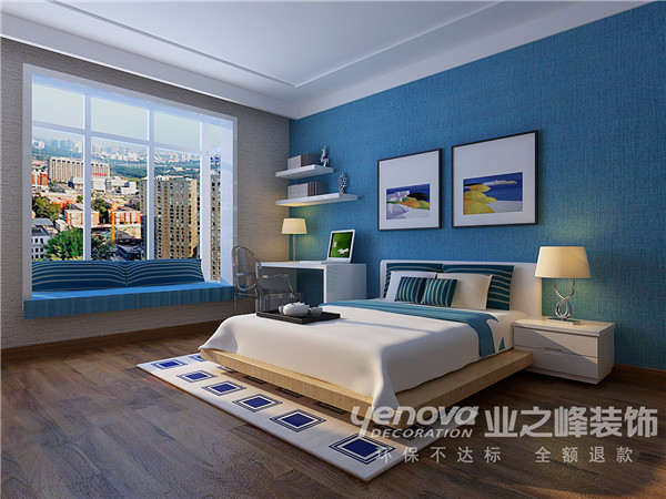 简欧 效果图 装修案例 五居 卧室图片来自太原业之峰小李在阳光汾河湾的分享