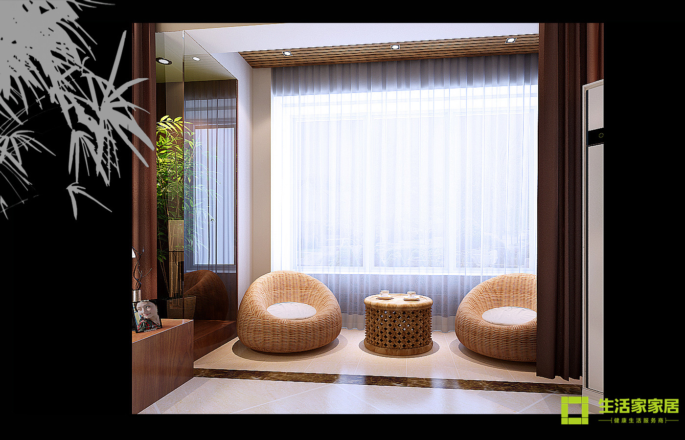 二居 白领 收纳 80后 生活家家居 中式风格 客厅图片来自天津生活家健康整体家装在融科瀚棠 中式的分享
