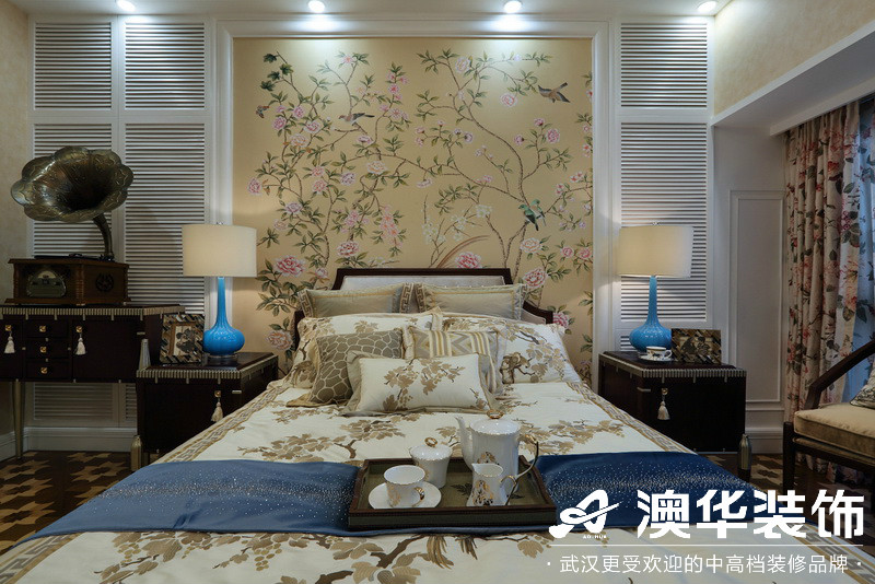 卧室图片来自澳华装饰有限公司在绿地金融国际·欧式风格的分享