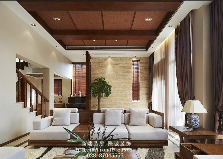 跃层 旧房改造 白领 收纳 80后 舒适 温馨 客厅图片来自fy1831303388在桐梓林欧城的分享