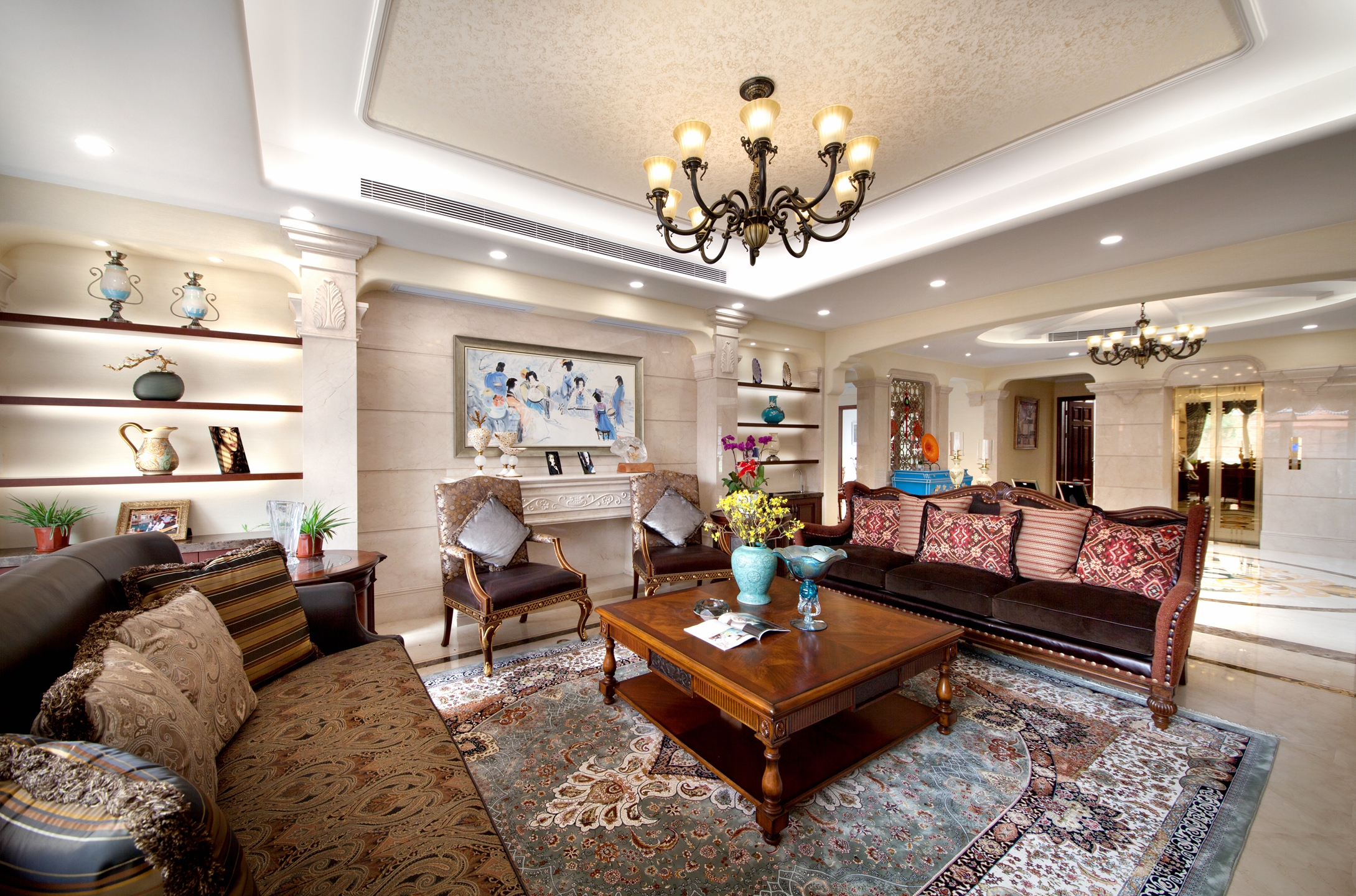 客厅图片来自JingYiPrize人居空间设计大赛在宋九龙-城市山谷别墅的分享