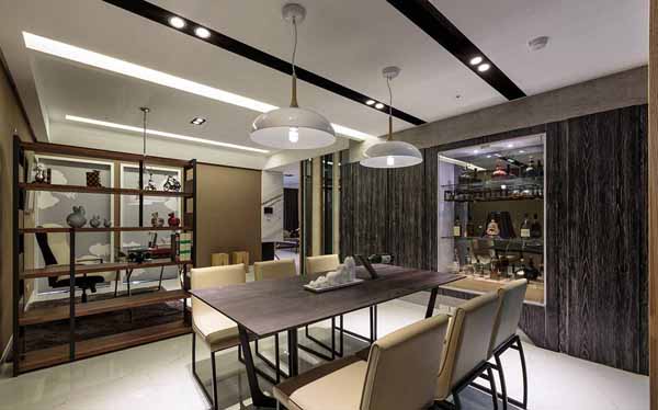 简约 三居 餐厅图片来自上海潮心装潢设计有限公司在金色西郊城108平简约三室装修图的分享