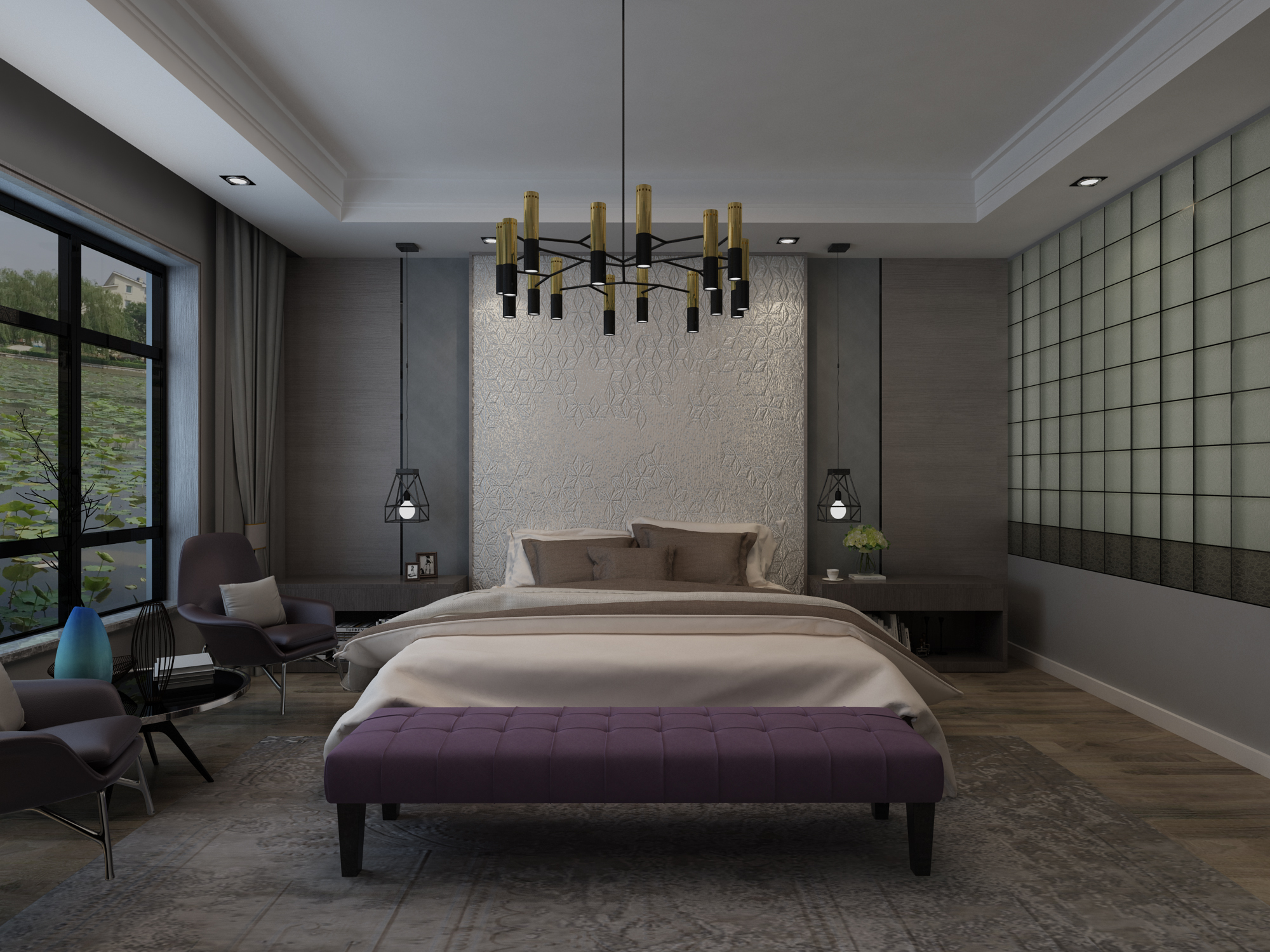 卧室图片来自JingYiPrize人居空间设计大赛在李江维-北京市顺义东方太阳城的分享