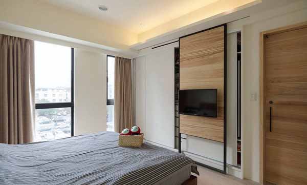 简约 二居 旧房改造 卧室图片来自上海潮心装潢设计有限公司在99平米简约风格二室两厅装修设计的分享